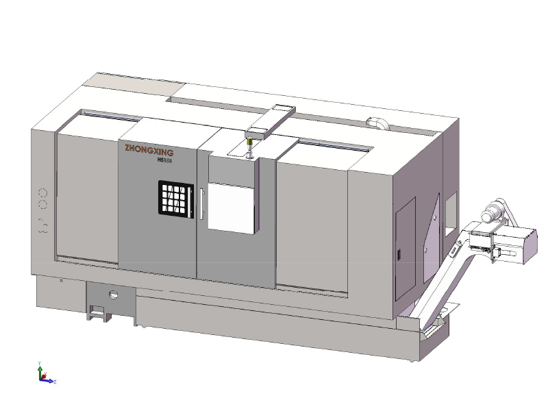 HTB5150 مخرطة CNC سرير مائل