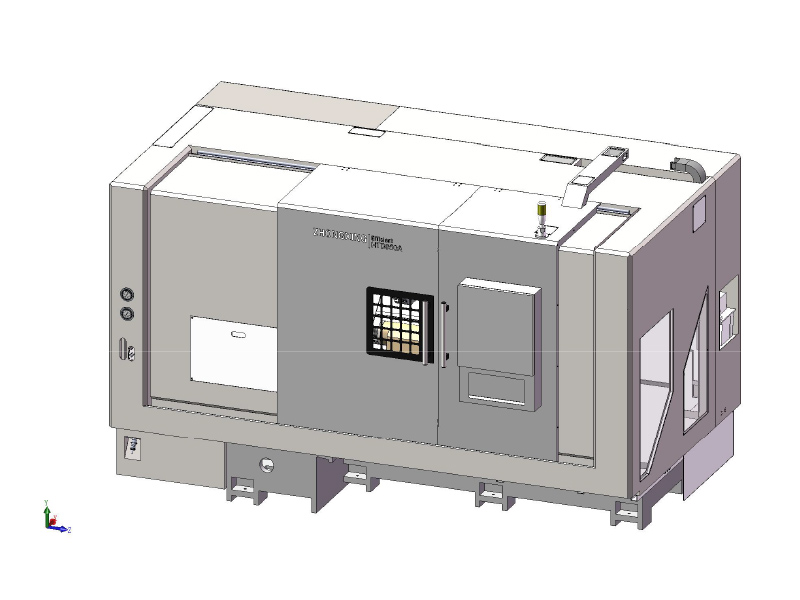 HTB650A مائلة سرير CNC مخرطة