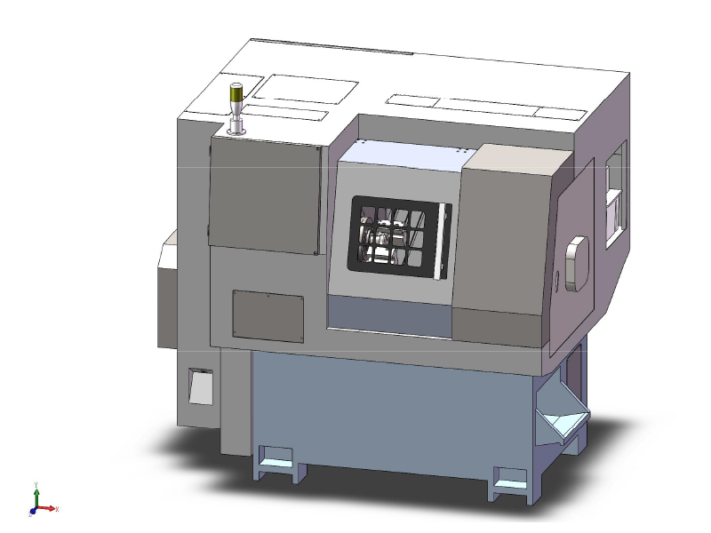 H32 سرير مائل مخرطة CNC