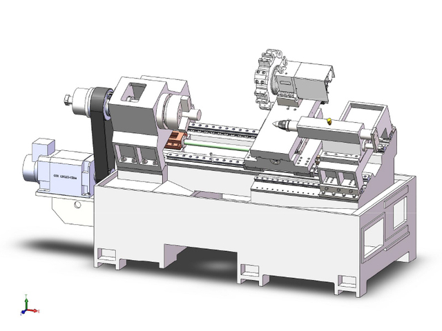 H5050 سرير مائل مخرطة CNC