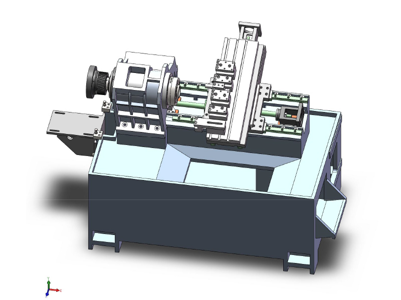 H36 سرير مائل مخرطة CNC