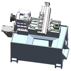 H Series Type Gang Type CNC مخرطة