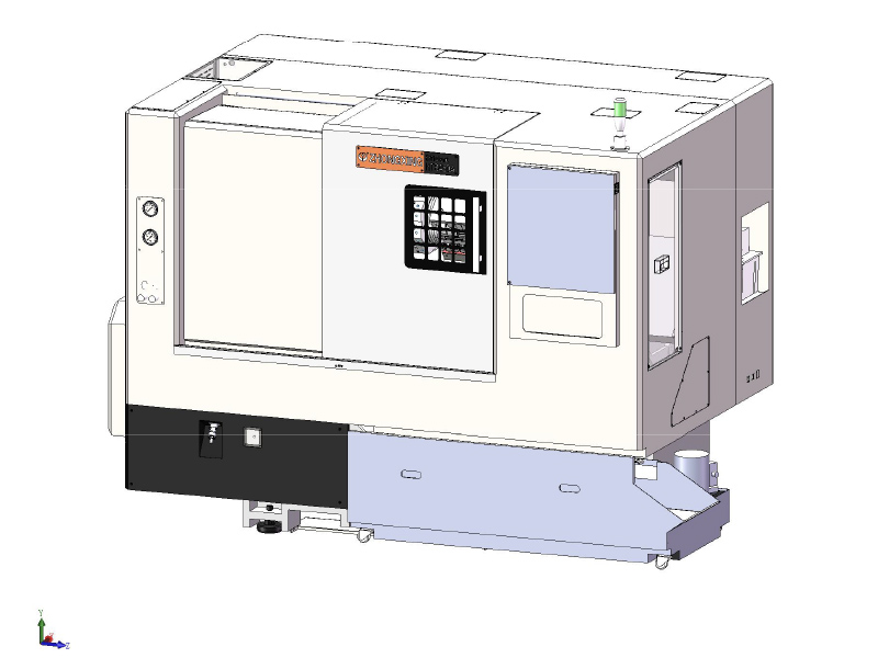 HTB450A مائلة سرير CNC مخرطة