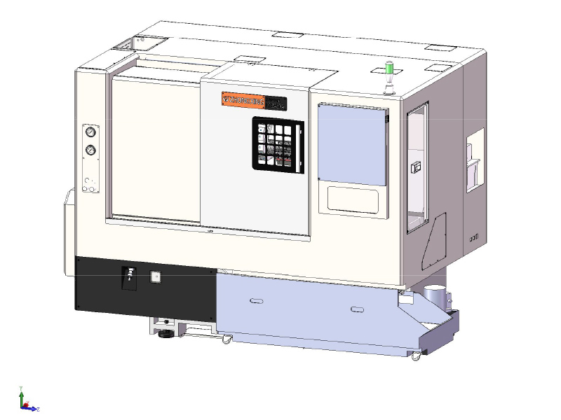 HTB450B ​​مخرطة سرير مائلة CNC