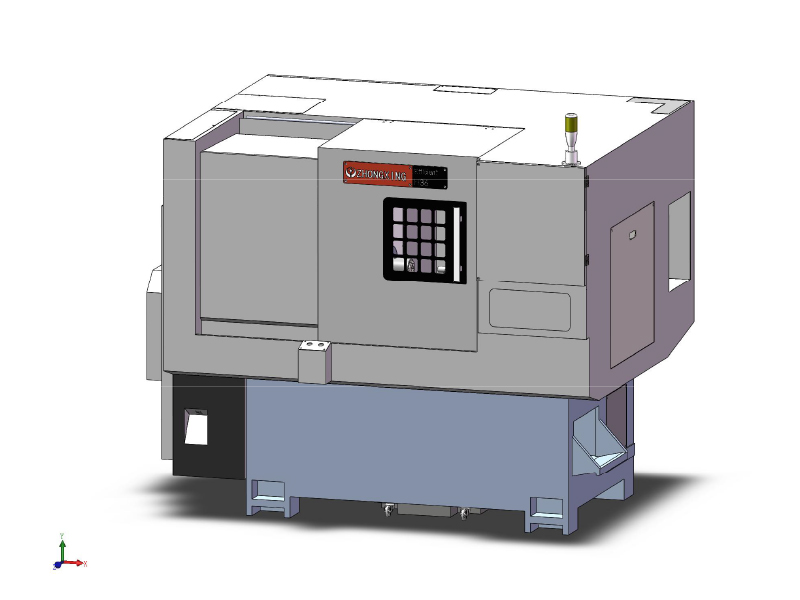 H36 سرير مائل مخرطة CNC
